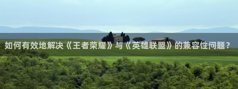 新航娱乐公司扣费流程详解图片：如何有效地解决《王者荣耀》与《英雄联盟》的兼容性问题？